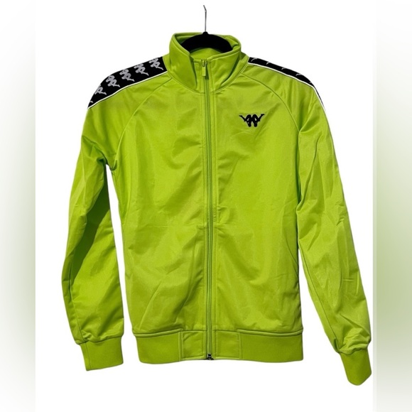 Kappa Jackets & Blazers - Kappa Lime Green Track Jacket